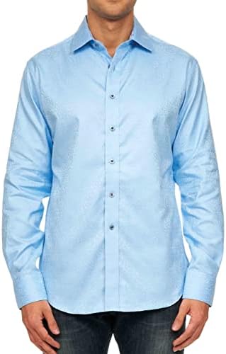 Мъжки Виндзорская риза Robert Graham с дълъг ръкав, Мъжки Риза с копчета