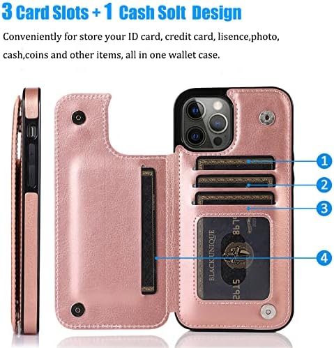 BEAFOUBO за iPhone 14 pro 6,1 2022 Чанта-портфейл за телефон, калъф-награда от изкуствена кожа, Сгъваема документ