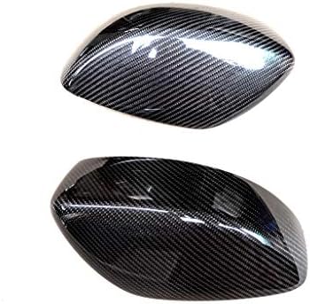 Eppar Нова капачка огледала от въглеродни влакна, която е съвместима с Inifniti G37 2008-2013 (G37 Coupe, корпус