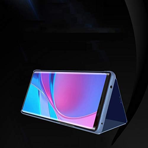 Калъф QIVSTARS за Samsung Galaxy A9 2018, Готин Стил, Прозрачно Обзорное прозорец, с Галванично Покритие, Поставка,