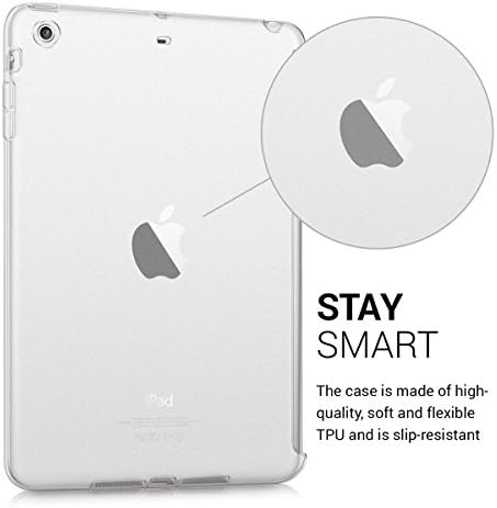 силиконов калъф kwmobile TPU съвместим с Apple iPad Mini 2 / iPad Mini 3 - Съвместим Защитен калъф Soft Smart