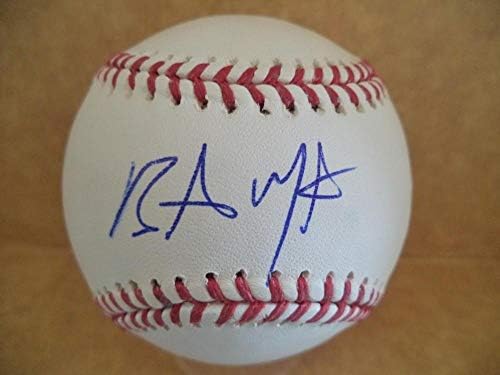 Брет Мартин Тексас Рейнджърс, Подписани с автограф M. l. Baseball W / coa - Бейзболни топки с автографи