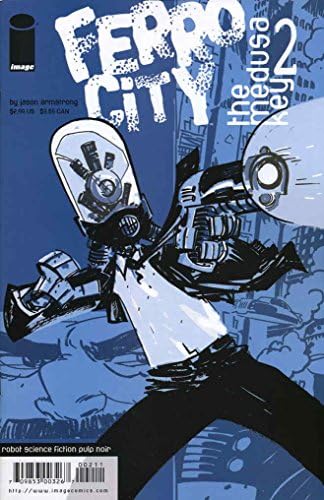 Ferro City 2 VF / NM ; Снимка на комикса | Sci-fi робот Pulp Noir