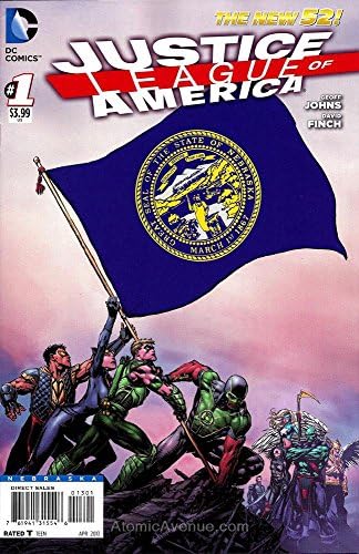 Лигата на справедливостта на Америка (3-та серия) #1B (28-я) VF / NM; комиксите DC