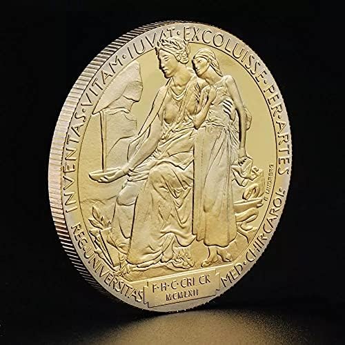 Почетен монета световна знаменитост Нобелова Възпоменателна монета на Нобелова награда за физиология или медицина