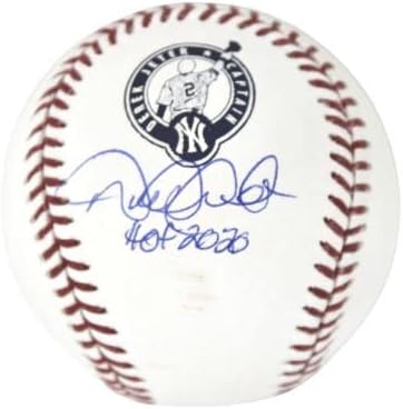 Дерек Джитър Ню Йорк Янкис подписа на капитан OMLB Baseball HOF 2020 Insc MLB - Бейзболни топки с автографи