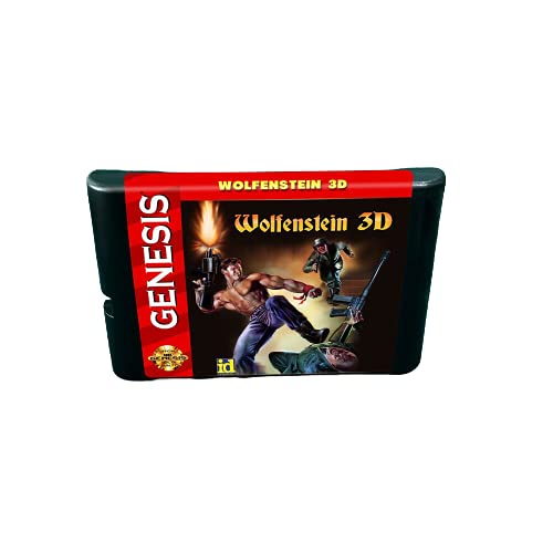 Игри касета Aditi Wolfenstein 3D - 16 бита MD конзола За MegaDrive Genesis (японски корпус)
