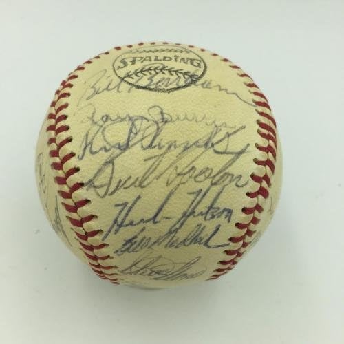 1974 Отбор на Чикаго Къбс Подписа бейзболен договор с Ърни Бэнксом и Били Уильямсом JSA COA - Бейзболни топки