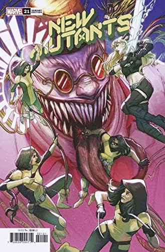Нови мутанти (4-серия) #21A VF / NM; Комикс на Marvel | вариант Shadow King