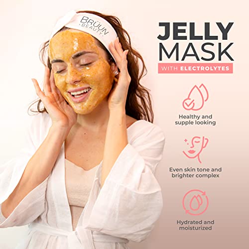 Гумена маска BRÜUN Peel-Off Jelly Mask - 5 процедури БХА AHA (Салицилова киселина Черното злато, млечна киселина