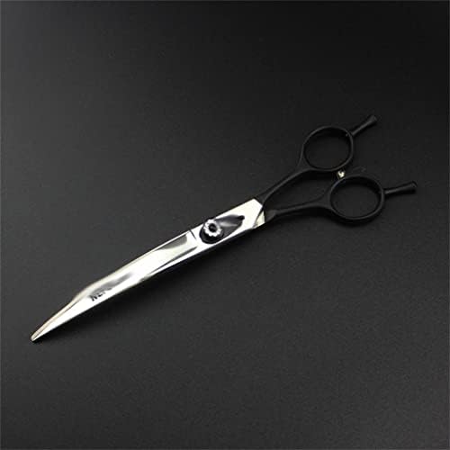 NXYJD 7,0 Цолови Черни Ножици За Грижа За домашни любимци С Дръжка Набор от Инструменти За Грижа За Косата