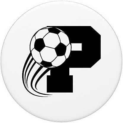 Футболно поп-гнездо - Soccer Popsocket - Буквата P PopSockets PopGrip: Замяна ръкохватка за телефони и таблети