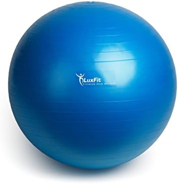 Топка за упражнения LuxFit, топка за йога премиум-клас с повишена дебелина Гаранция 2 години - Swiss Ball Включва