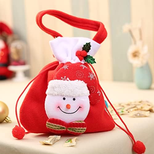 HAODAXK Коледна Чанта, дамска Чанта, чанта-тоут под формата на Снежен човек, Подарък за парти, Чанта Lecker,
