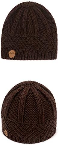 BDDVIQNN Възли шапки-бини за жени, мъжки шапки, топли, вълнени, зимни плетени калъф за дамски модни шапки с