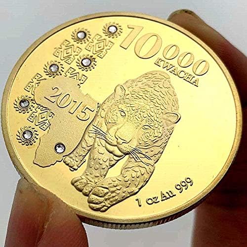 Африканският Леопард Животно Златна Възпоменателна Монета Събиране На Монети Феята На Зъбките Златна Ремесленная