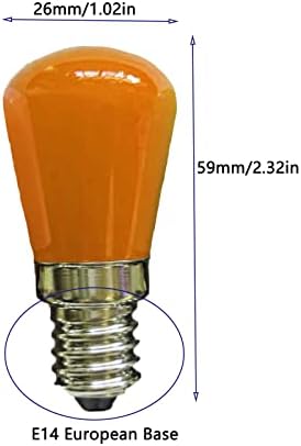 Lxcom Lighting 1 Watt led Нощни Лампи T26 Оранжева Led Лампа 1 W Нощна лампа 10 W Подмяна на лампи с нажежаема