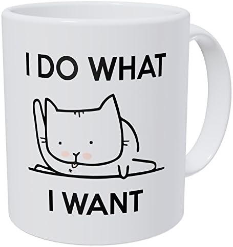 Котка Вампумтук Ближе Смешно Кафеена Чаша Аз правя Това, което искам с тегло 11 Грама