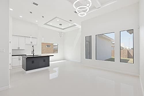 BUILDMART - Модерна Вентилационна делото ac 20x6 - Декоративно Бяло отдушник - Стандартен Линеен Тесен Дифузер