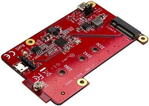 StarTech.com Такса за Raspberry Pi - USB 2.0 480 Mbps /с Конвертор USB на M. 2 SATA Диск Raspberry Pi SSD USB