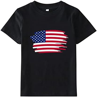 За Деца, За малки Момичета И Момчета, на 4 юли, Лятна Тениска с Къс Ръкав на Деня на Независимостта, Тениски,