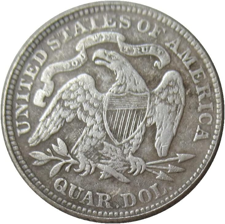 25 на Сто Флаг на САЩ 1869 г., сребърно покритие Копие на Възпоменателни монети