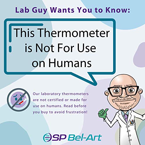 SP Bel-Art, H-B DURAC Plus ASTM S66C-03 Лабораторен термометър за измерване на температурата на течността в