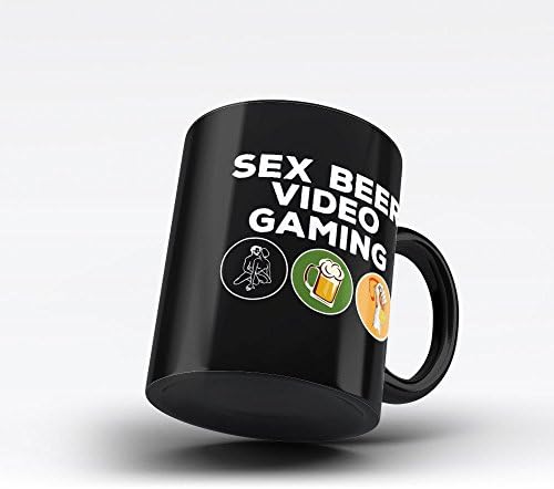 Home Of Merch Секс Бира видеоигри Черна утайка от Чаша от HOM | Подарък Забавному Саркастичному Любовник Хоби