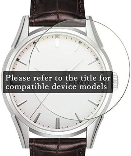 Synvy [3 опаковки] Защитно фолио за екрана, която е съвместима с OMEGA 38 мм 123.10.38.21.02.003 Защитно фолио за смарт часа от TPU Smartwatch [Не закалено стъкло]