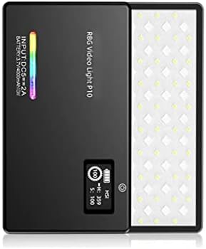 BGZDT 360 Пълноцветен Мини RGB Видеосвет 2450 mah Акумулаторна Джобна лампа с регулируема яркост 2500-9000K